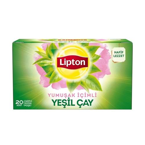 LİPTON BİTKİ ÇAYI 20 LI YEŞİL ÇAY YUMUŞAK İÇİM