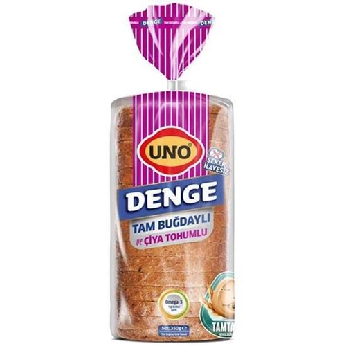 UNO DENGE TAM BUGDAYLI VE CIYA TOHUMLU EKMEK 350 G