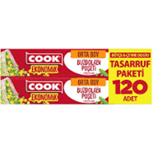 COOK BUZDOLABI POŞETİ 120 ADET TASARRUK PAKET