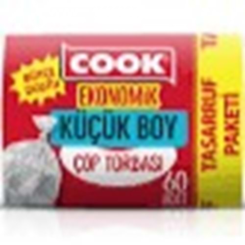 COOK ÇÖP TORBASI TASARRUF PAKETİ 60 ADET KÜÇÜK BOY