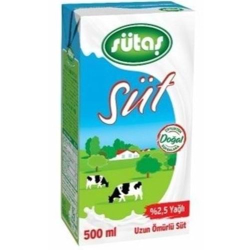 SÜTAŞ SUT 500 ML TAM YAGLI