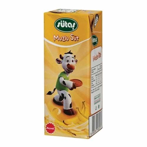 SÜTAŞ AROMALI SUT 180 ML MUZLU