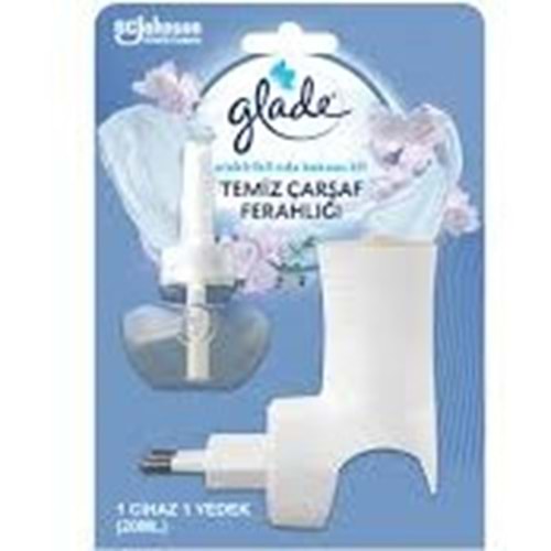 GLADE ELEKTRİKLİ KİT ODA KOKUSU 20 ML TEMİZ ÇARŞAF KOKUSU