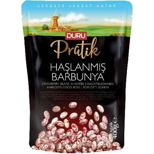 DURU HAŞLANMIŞ BARBUNYA 400 GR