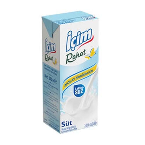 İÇİM RAHAT LAKTOZSUZ SUT 200 ML