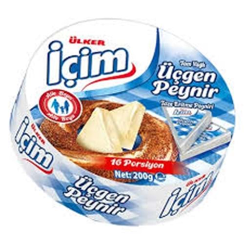İÇİM UCGEN PEYNIR 200 GR YARIM YAGLI