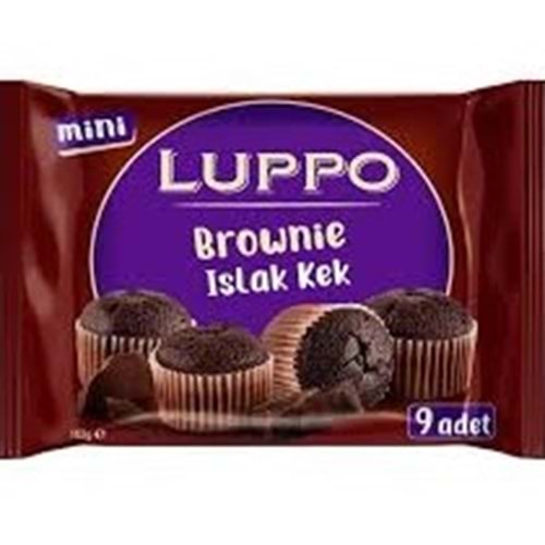 ŞÖLEN MİNİ LUPPO ISLAK KEK 9 ADET 162 G ÇİKOLATALI