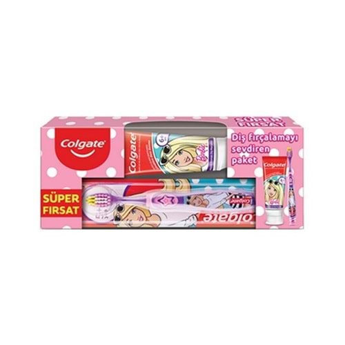 COLGATE COCUK SET FIRCA+MACUN BARBIE