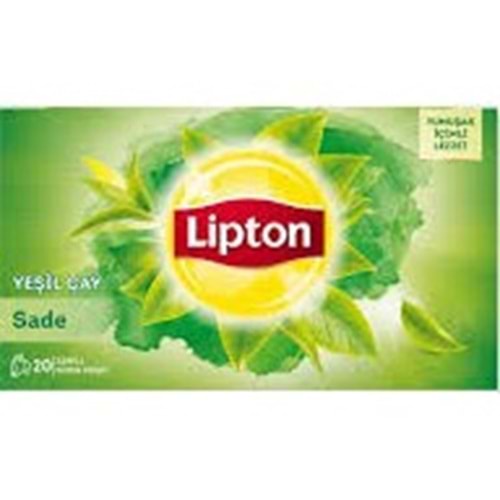 LİPTON YEŞİL ÇAY 20 ADET YUMUŞAK İÇİMLİ