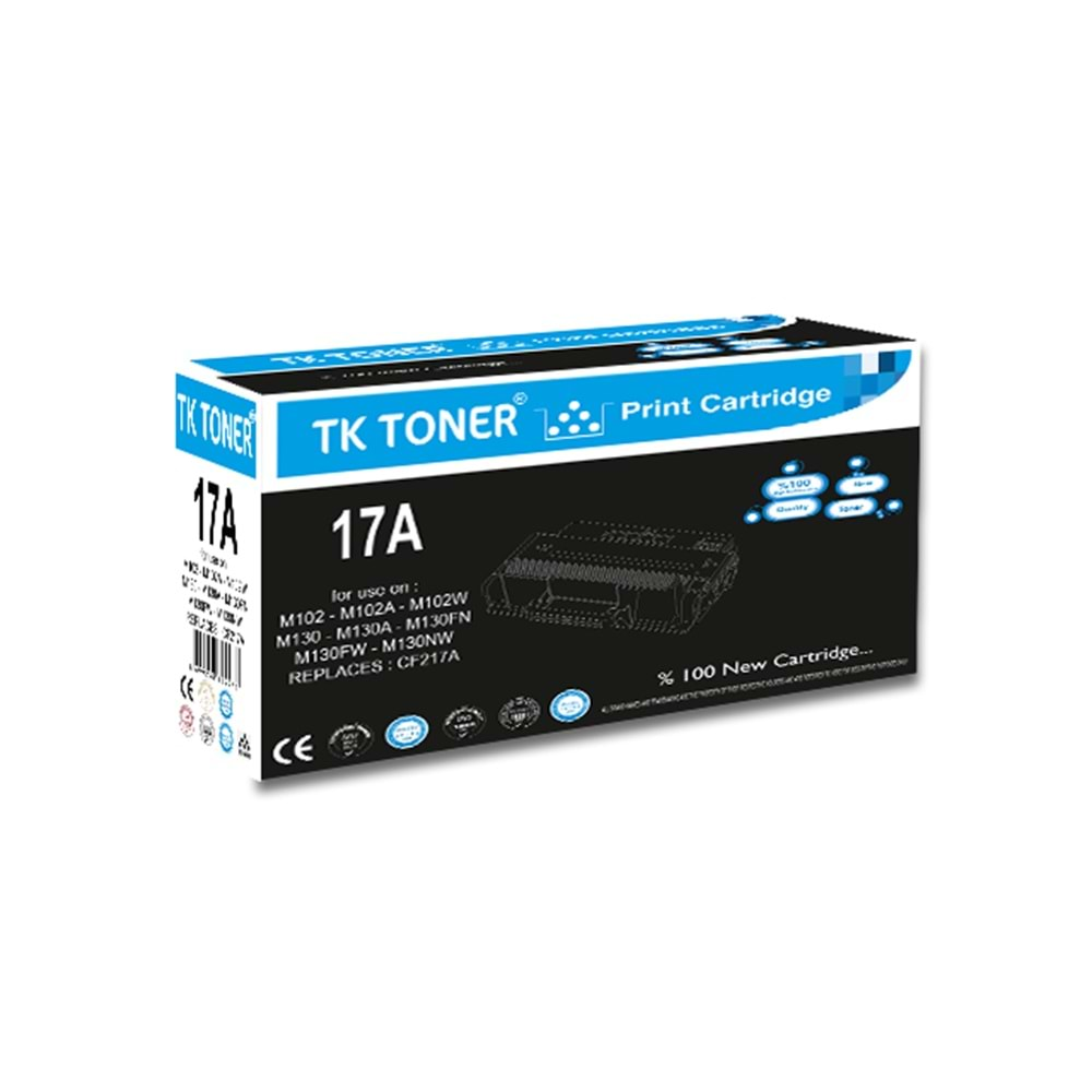 Tk 17A-Chipli-Crg047 - Cf217A Toner 1,6K