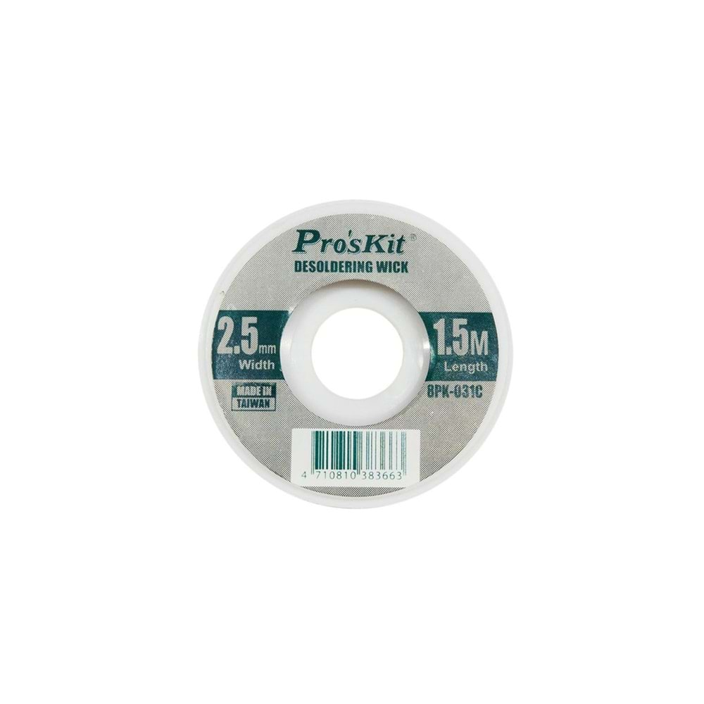 Proskit Lehim Toplama Teli 2.5mm 1.5mt 8pk-031c