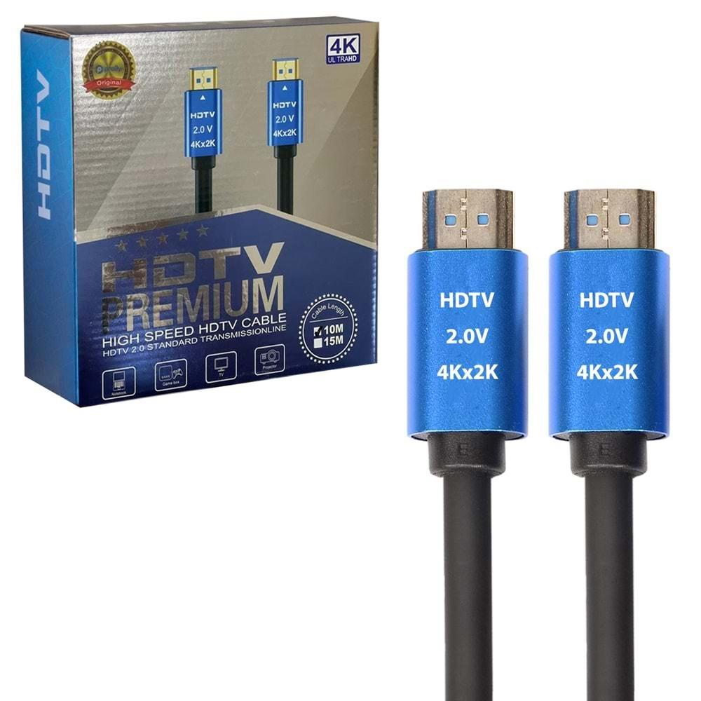 SEENERGY HDMI KABLO GOLD 2.0V 2K 4K HDTV 10MT SE-10M4K