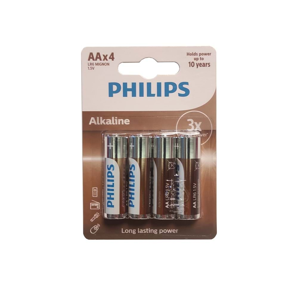 Phılıps Alkaline Aa Pil 6 Paket 24 Adet