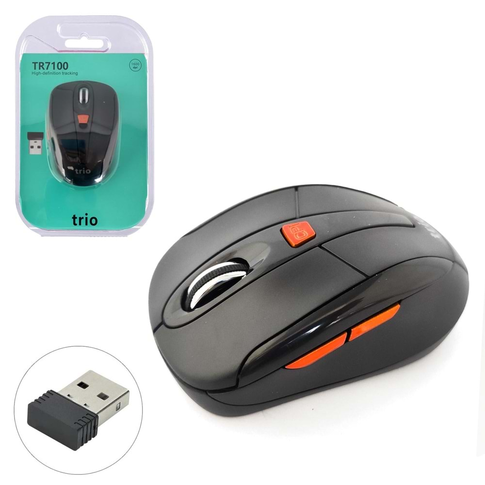 Trio Tr-7100 Kablosuz Mouse 2.4Ghz 1600 Dpi