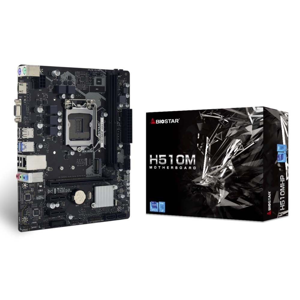 Biostar H510Mhp Sata,M2 Ddr4 3200Mhz Usb 3.2 Vga Hdmi Ses G.Lan 1200 Matx Anakart