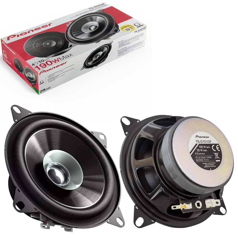 Pioneer Digicom Ts-G1010F Oto Hoparlör 10Cm 190 Watt 2 Adet