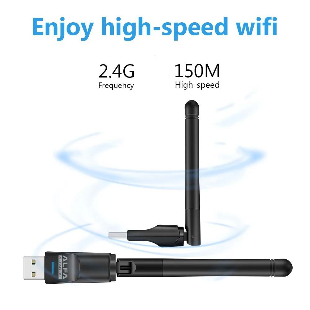 Alfa UW07 150Mbps USB Wireless Adaptör