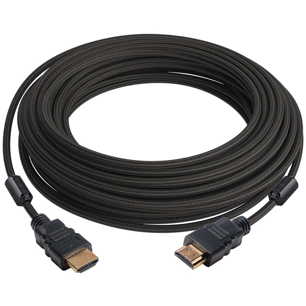 Gabble GAB-25 Hdmi Kablo 1.4V 4K Örgülü 25 Metre