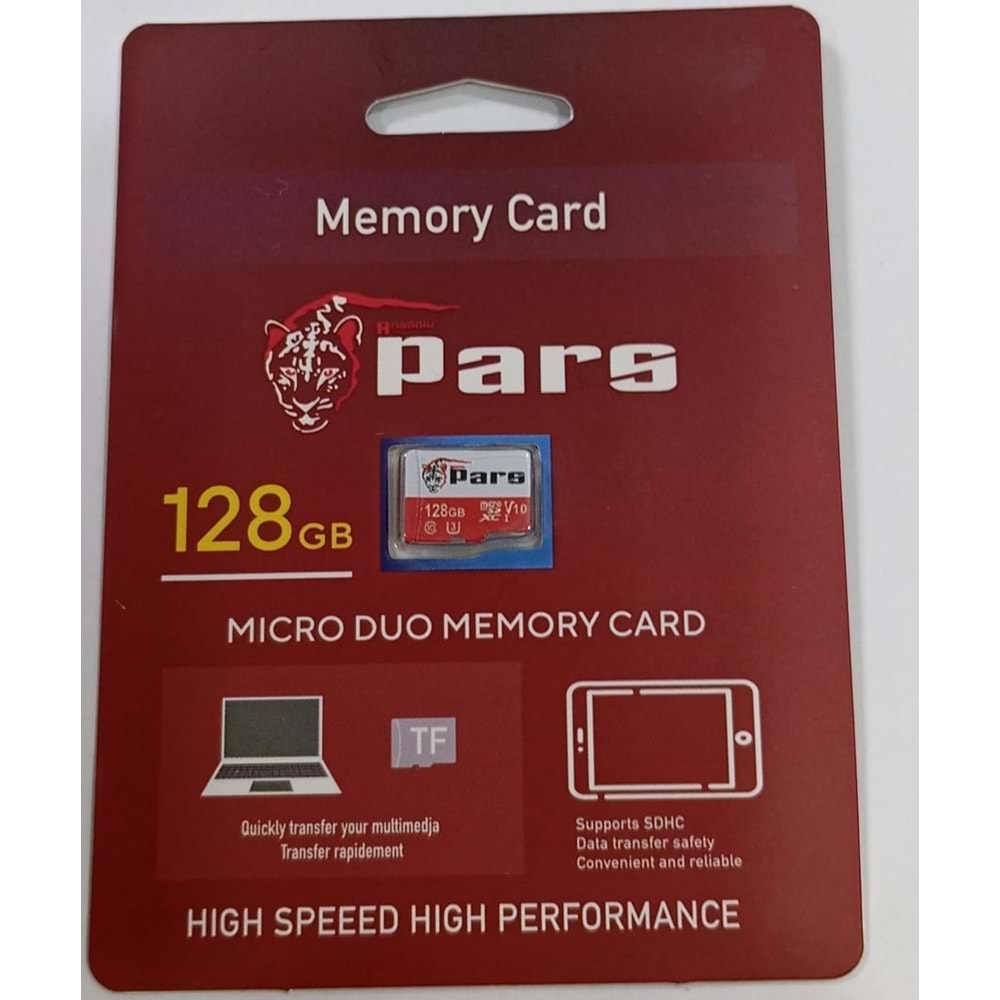 PARS 128GB MİCRO DUO MEMORY CARD