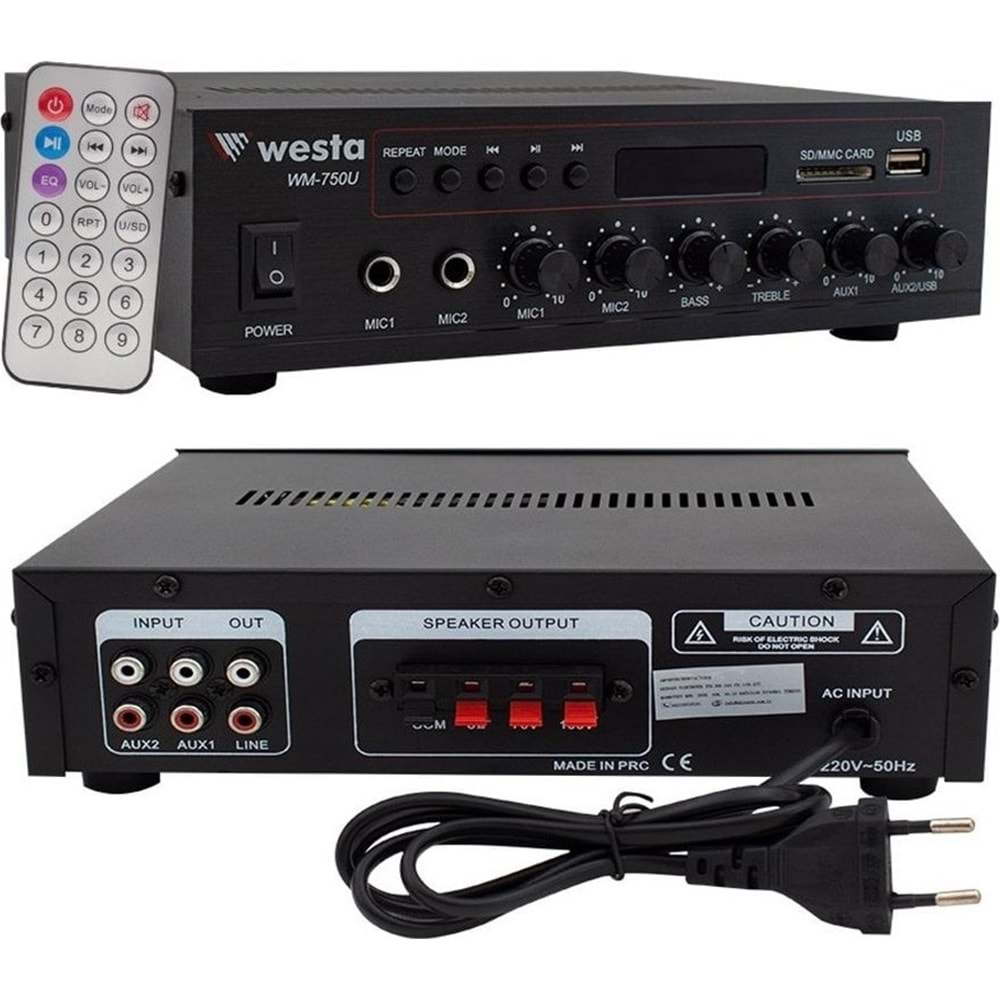 WESTA WM-750U 80W Mikser Amfi