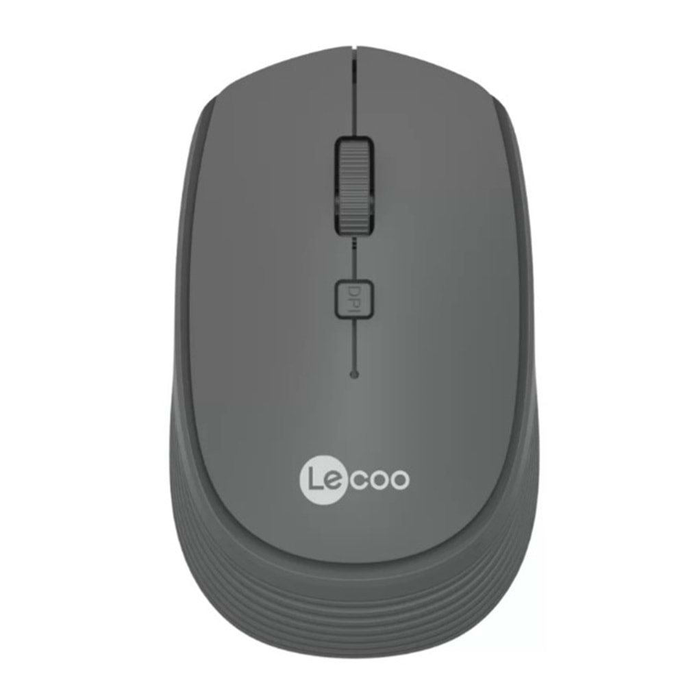 Lecoo WS202 Nano Alıcılı Kablosuz 1600dpi Gri 4 Tuş Mouse