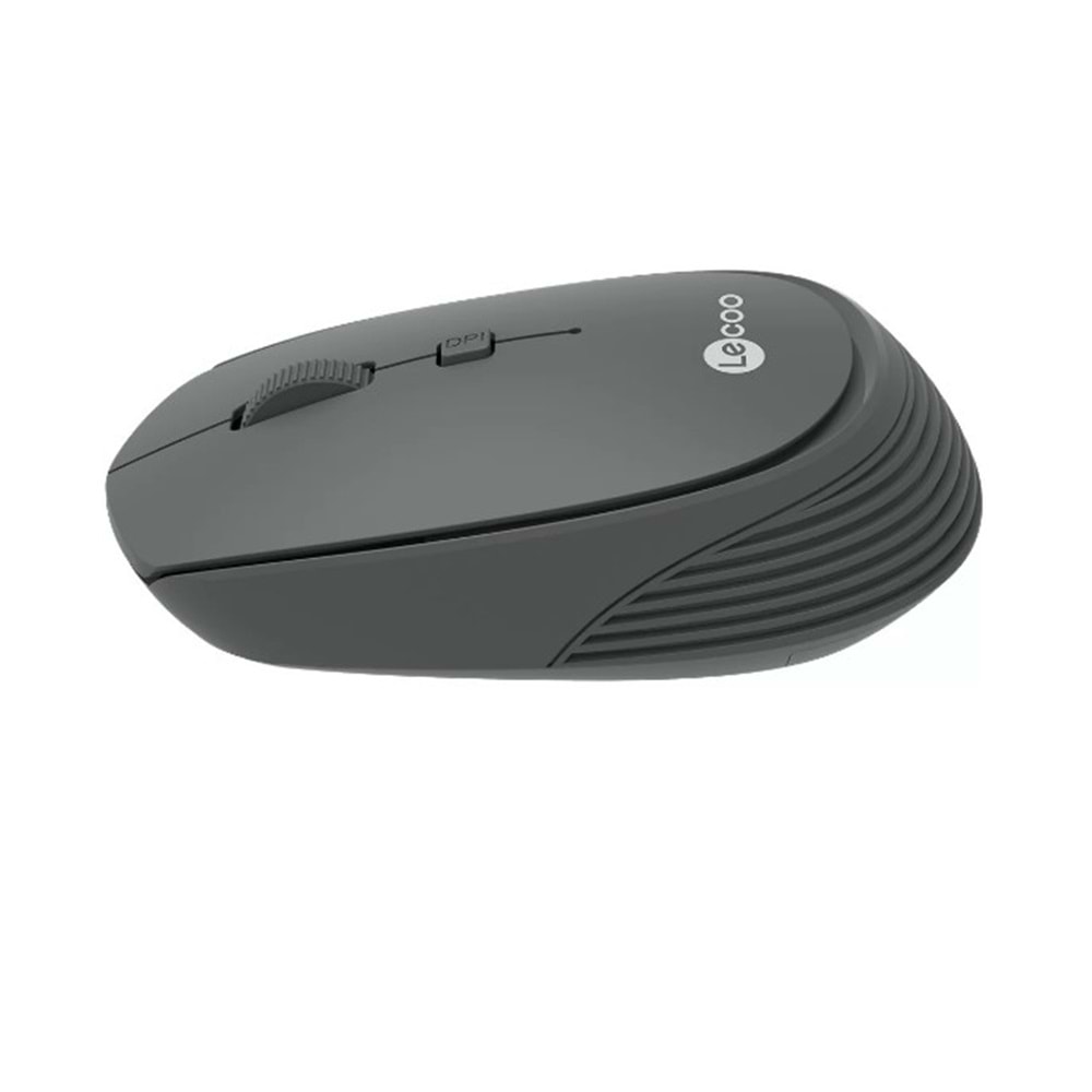 Lecoo WS202 Nano Alıcılı Kablosuz 1600dpi Gri 4 Tuş Mouse