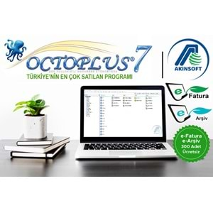 Akınsoft Octoplus Ön Muhasebe Programı (E-Arşiv E-Fatura Destekli)