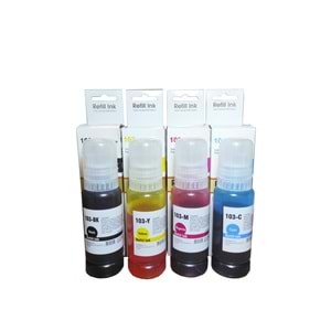 Perfıx T103B -103Y - 103M - 103C Uyumlu Set Şişeli Muadil Mürekkep