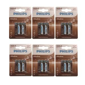 Philips Alkaline Aaa Pil 6 Paket 24 Adet