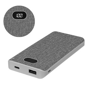 S-LİNK POWERBANK 10000 MAH KABLOSUZ ŞARJ LCD EKRAN IP-G10RW