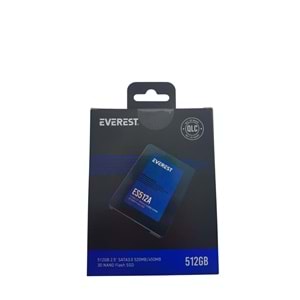 Everest Es512A 512Gb 2.5 Sata3.0 550Mb/460Mb 3D Nand Flash Ssd Disk