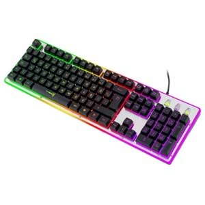 Turbox Gunpike Tr-K5 Usb Kablolu Gaming Standart Q Işıklı Metal Kasa Klavye