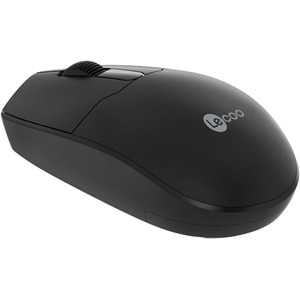 Lecoo Ws204 Nano Alıcılı Kablosuz 1200Dpi Siyah 3 Tuş Mouse