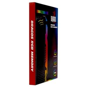 Dragos EdgeHorizon N 8GB DDR4 3200MHZ Beyaz Soğutuculu RGB Ram