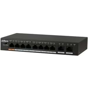 Dahua PFS3010-8ET-96-V2 8 Port X10/100 2GE Uplink 96W PoE Switch