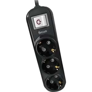 Dotvolt Surge Hunter 3 lü Akım Korumalı Grup Priz 1.5 Metre