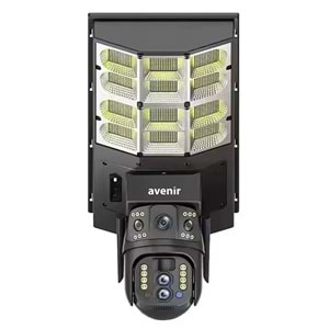 Avenir AV-SL400W 4MP 3.6MM Çift Kameralı Wifi Solar Panelli Sokak Lambası