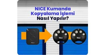 Nice Kumanda Kopyalama İşlemi (Tüm Kumandalar)