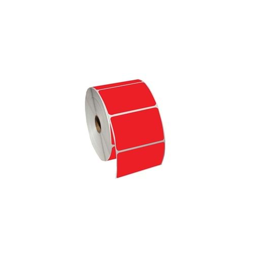 EMBA 30X60 Kırmızı Barkod Etiketi Termal 1000 Li Sarım
