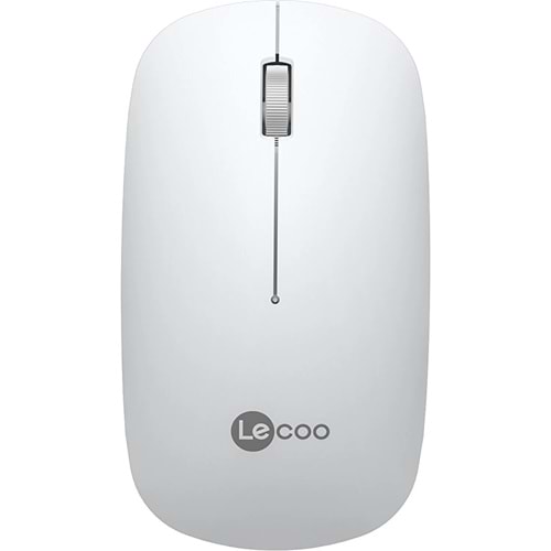 Lenovo Lecoo Ws214 Nano Alıcılı Kablosuz 12000Dpi Beyaz 3 Tuş Mouse