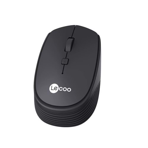 Lenovo Lecoo WS202 Nano Alıcılı Kablosuz 1600dpi siyah 4 Tuş Mouse
