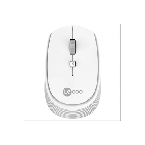 Lecoo Ws202 Nano Alıcılı Kablosuz 1600Dpi Beyaz 4 Tuş Mouse
