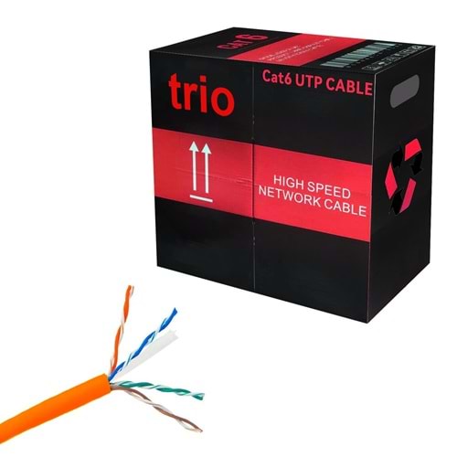 TRİO GAB-CT305 Cat6 Kablo 23Awg 0.57mm 305 Metre