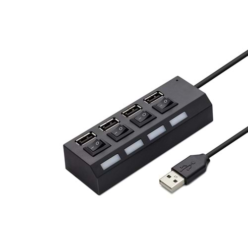 HADRON HDX-7008 Usb Hub 2.0 Çoklayıcı Anahtarlı 4 Port