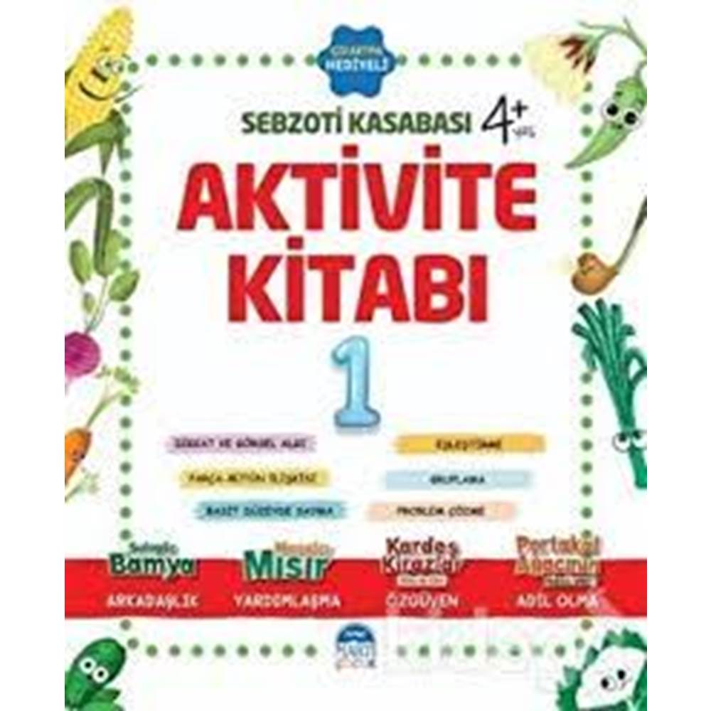 Sebzoti Kasabası Aktivite Kitabı 1 - 4+ Yaş