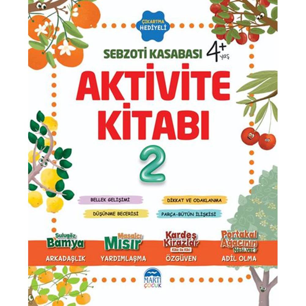 Sebzoti Kasabası Aktivite Kitabı 2 - 4+ Yaş