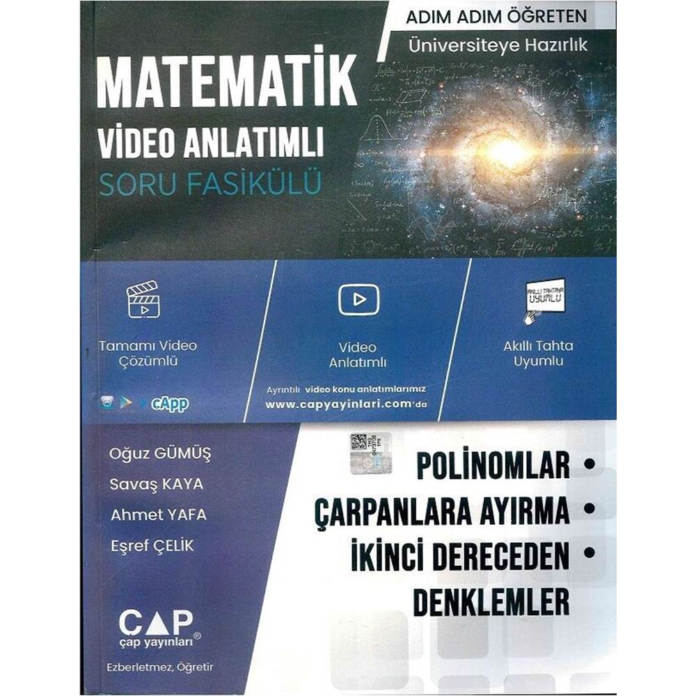 ÜNİV. HAZ MATEMATİK KA-SB POLİ.ÇR.AYR.2.DN - 23-24