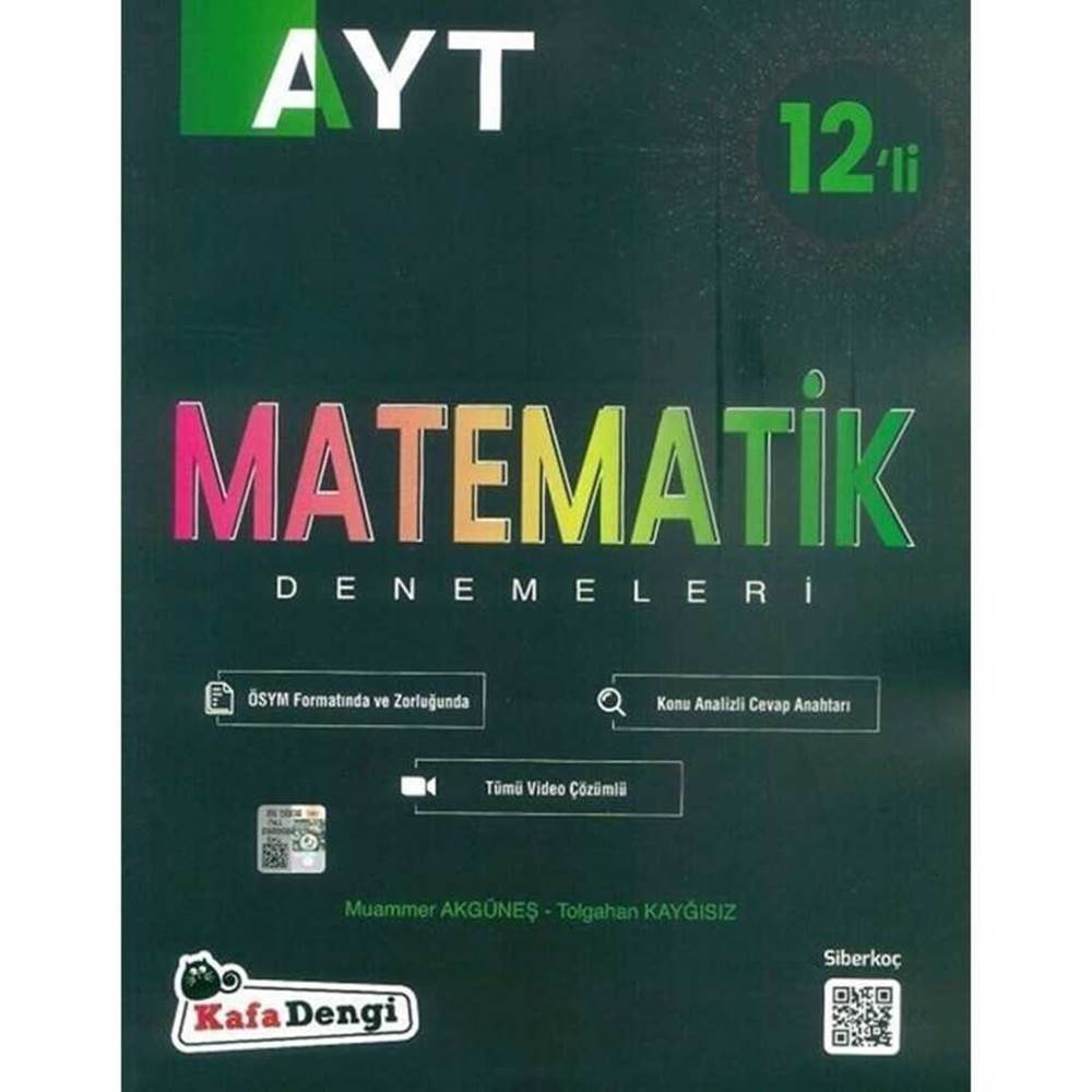 AYT Matematik 12` li Deneme