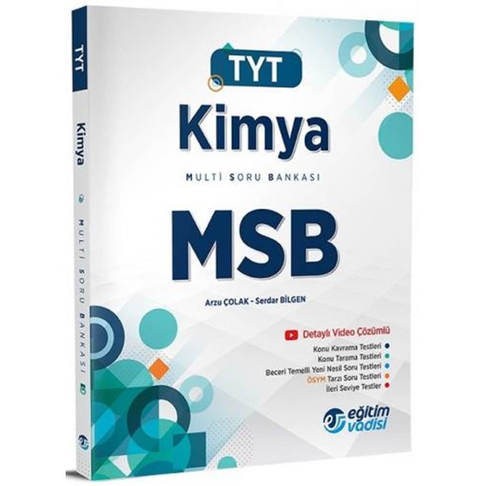 Eğitim Vadisi TYT Kimya Multi Soru Bankası (MSB)