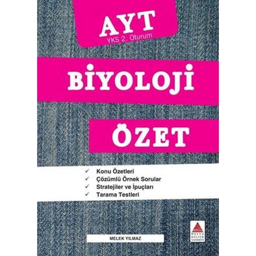 Delta Kültür AYT Biyoloji Özet